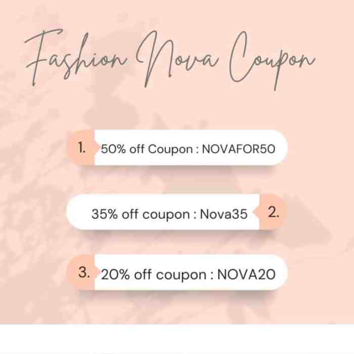 Fashion nova 50 off coupon code